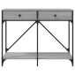 vidaXL Τραπέζι Κονσόλα Γκρι Sonoma 100x39x78,5 εκ. Επεξεργασμένο Ξύλο