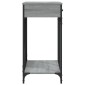 vidaXL Τραπέζι Κονσόλα Γκρι Sonoma 100x39x78,5 εκ. Επεξεργασμένο Ξύλο