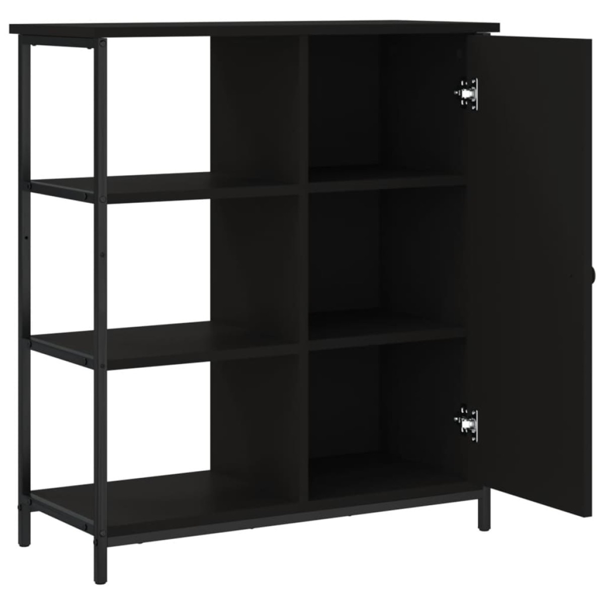 vidaXL Ντουλάπι Μαύρο 70 x 30 x 80 εκ. από Επεξεργασμένο Ξύλο