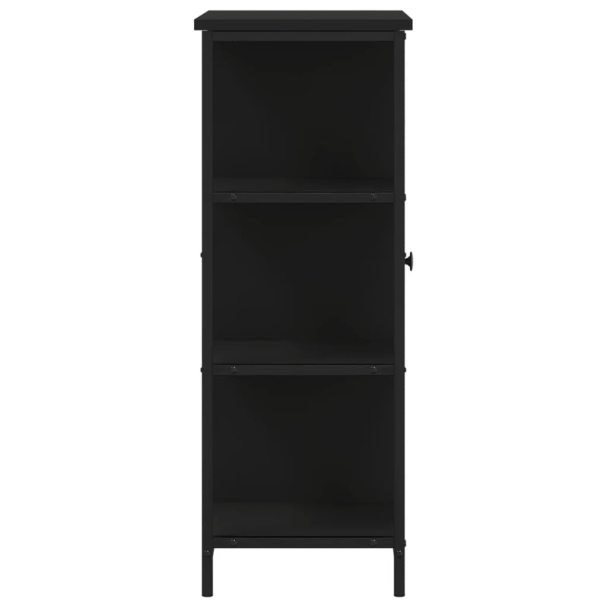vidaXL Ντουλάπι Μαύρο 70 x 30 x 80 εκ. από Επεξεργασμένο Ξύλο