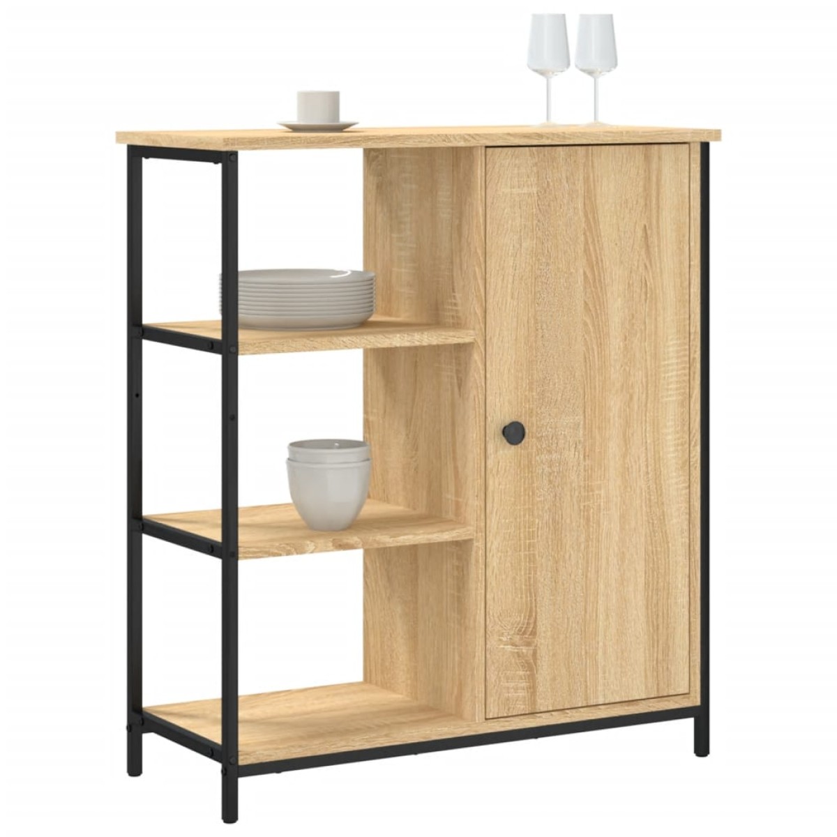 vidaXL Ντουλάπι Sonoma Δρυς 70x30x80 εκ. Επεξεργασμένο Ξύλο