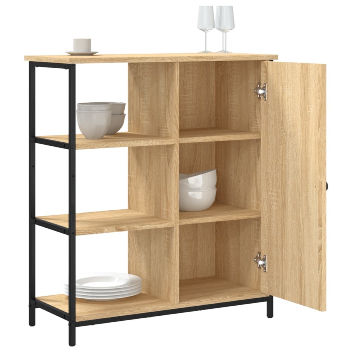 vidaXL Ντουλάπι Sonoma Δρυς 70x30x80 εκ. Επεξεργασμένο Ξύλο