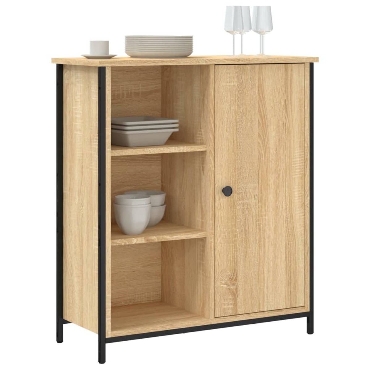 vidaXL Ντουλάπι Sonoma Δρυς 70x30x80 εκ. Επεξεργασμένο Ξύλο
