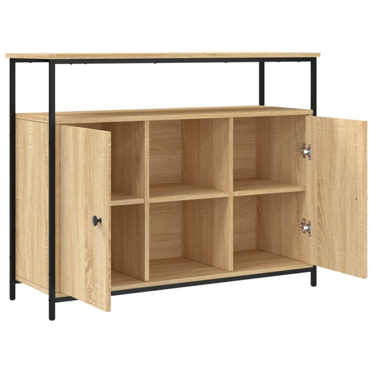 vidaXL Ντουλάπι Sonoma δρυς 100x35x80 εκ. Επεξεργασμένο Ξύλο