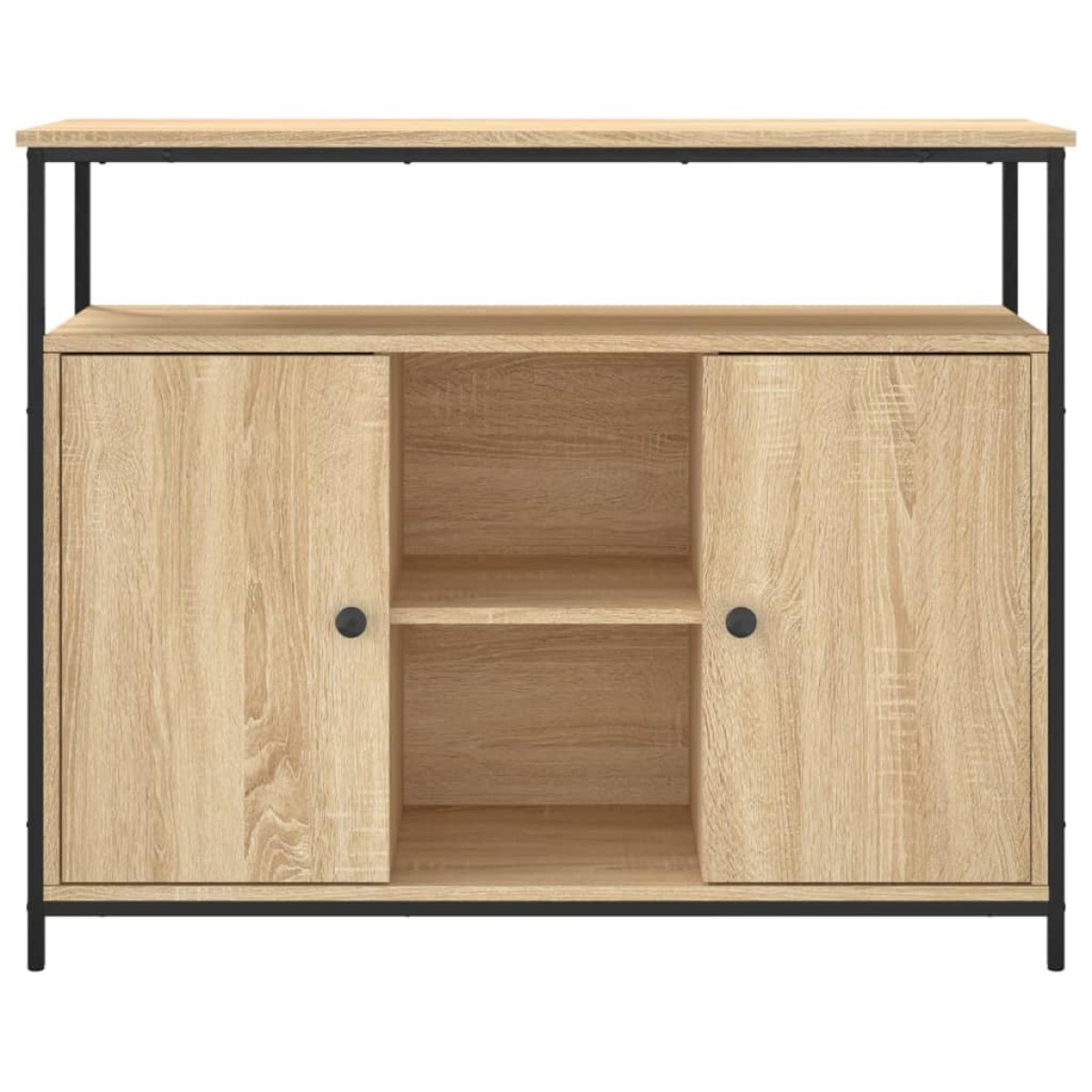 vidaXL Ντουλάπι Sonoma δρυς 100x35x80 εκ. Επεξεργασμένο Ξύλο