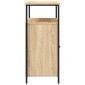 vidaXL Ντουλάπι Sonoma δρυς 100x35x80 εκ. Επεξεργασμένο Ξύλο