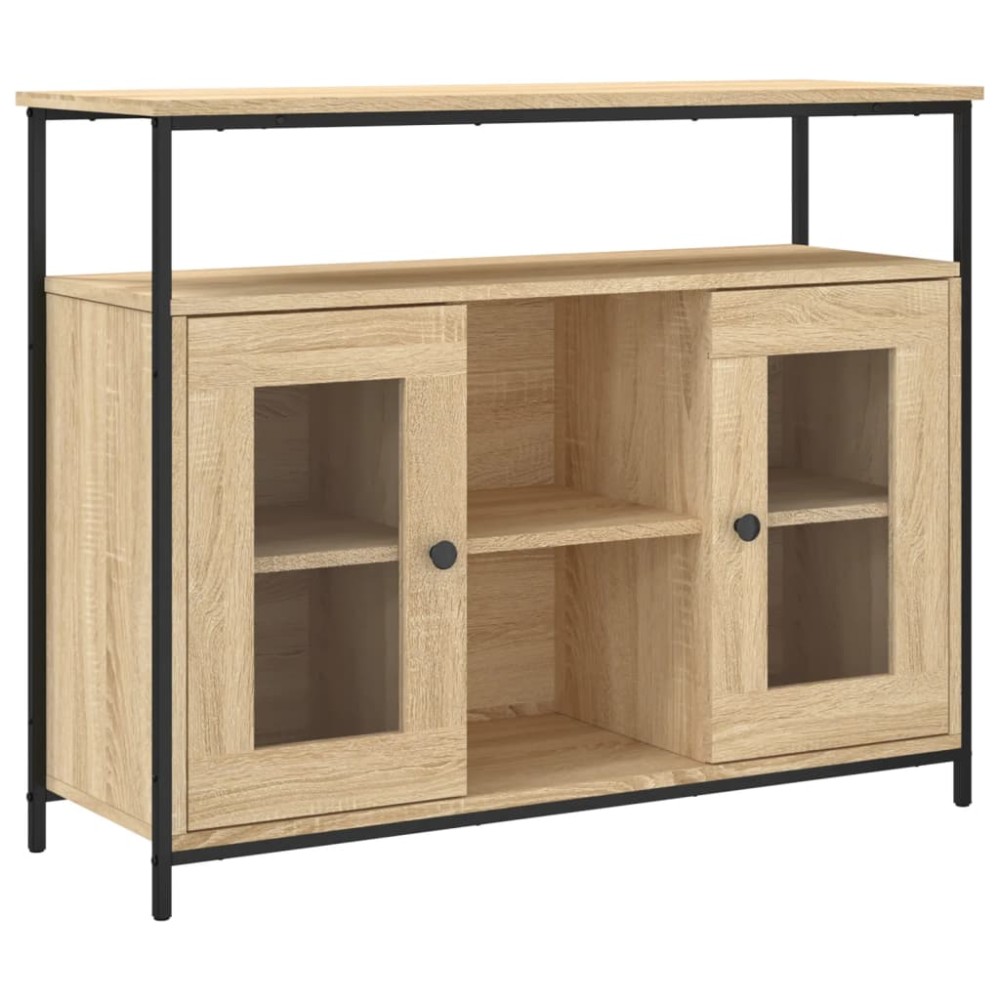 vidaXL Ντουλάπι Sonoma δρυς 100x35x80 εκ. Επεξεργασμένο Ξύλο