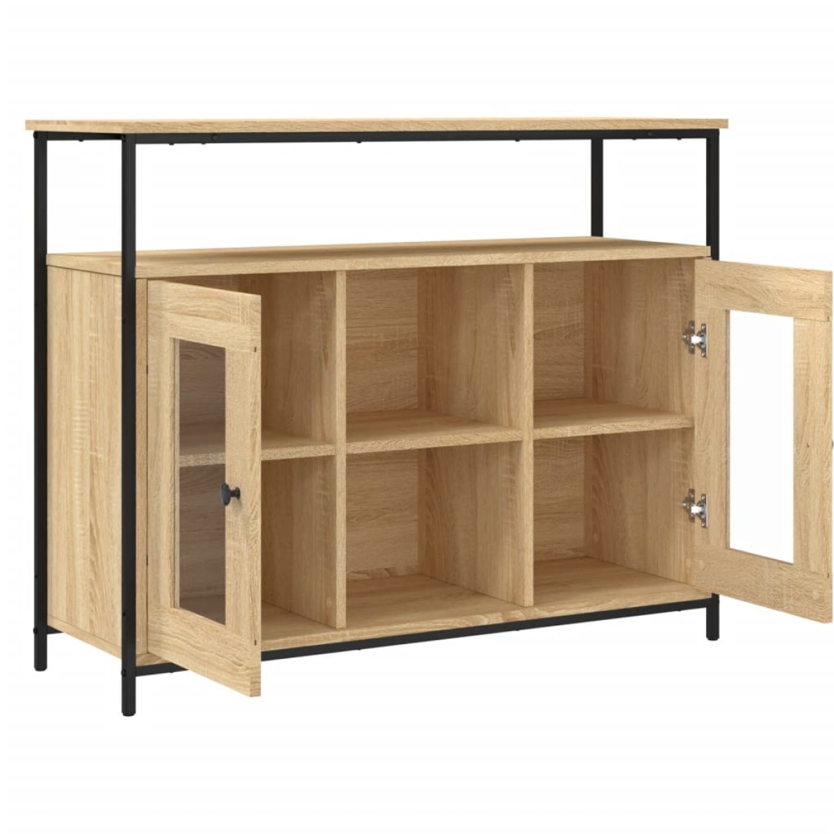 vidaXL Ντουλάπι Sonoma δρυς 100x35x80 εκ. Επεξεργασμένο Ξύλο