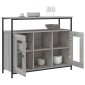 vidaXL Μπουφές Γκρι Sonoma 100x35x80 εκ. από Επεξεργασμένο Ξύλο