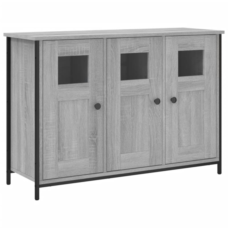 vidaXL Μπουφές Γκρι Sonoma 100x35x70 εκ. από Επεξεργασμένο Ξύλο