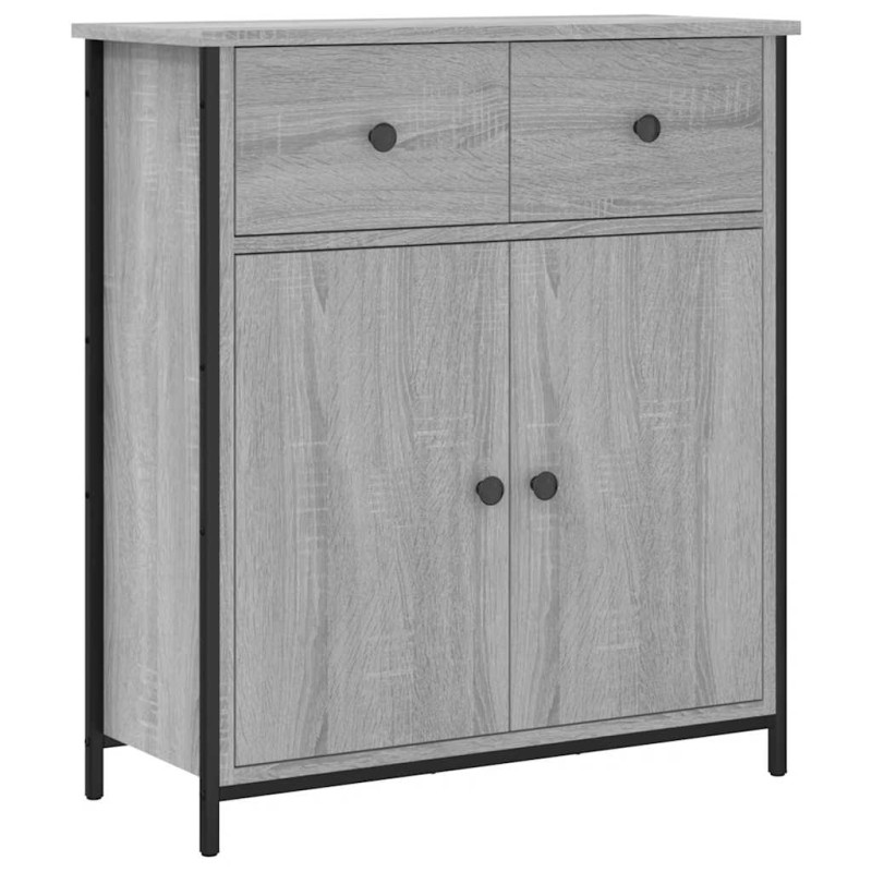 vidaXL Ντουλάπι Γκρι Sonoma 70 x 30 x 80 εκ. από Επεξεργ. Ξύλο
