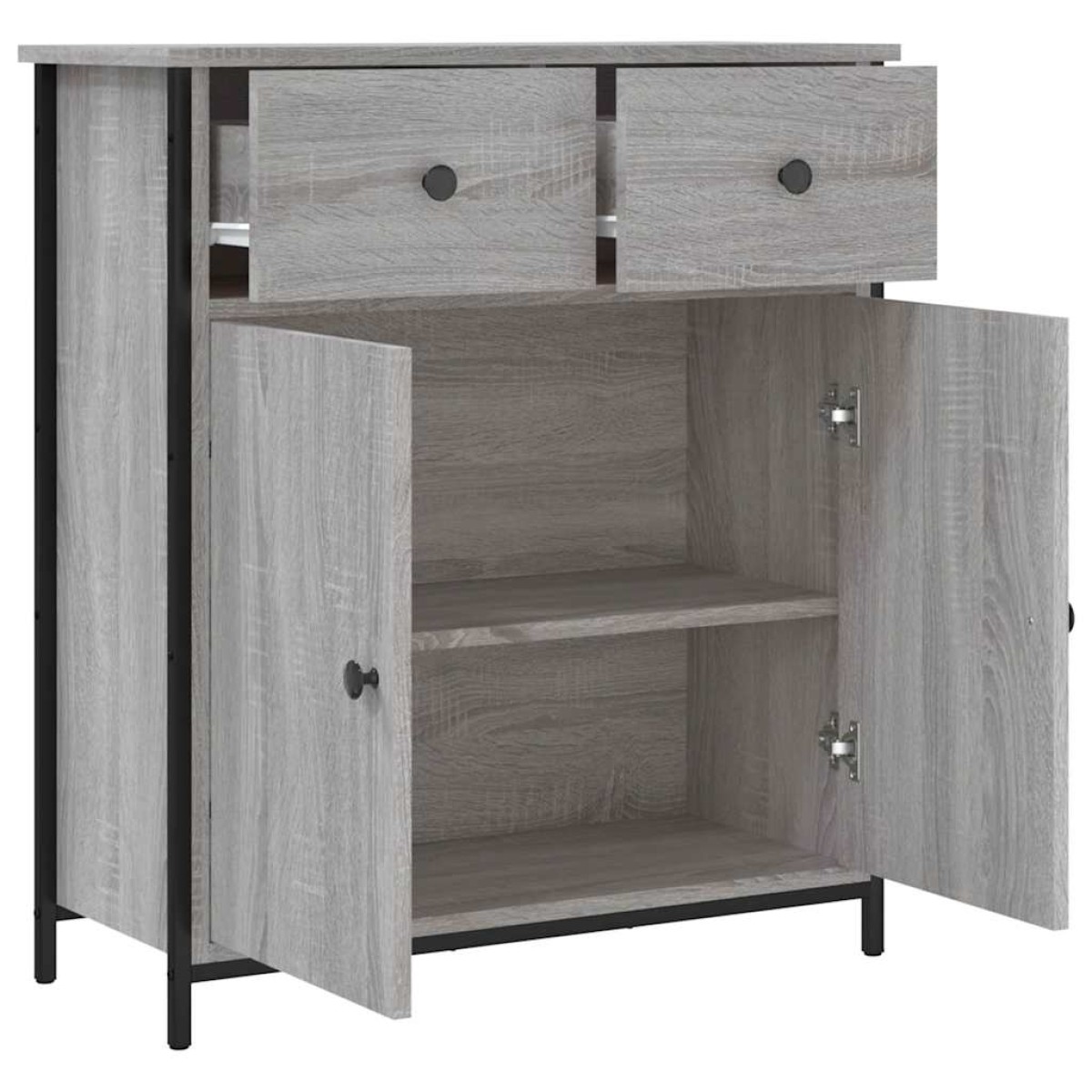 vidaXL Ντουλάπι Γκρι Sonoma 70 x 30 x 80 εκ. από Επεξεργ. Ξύλο