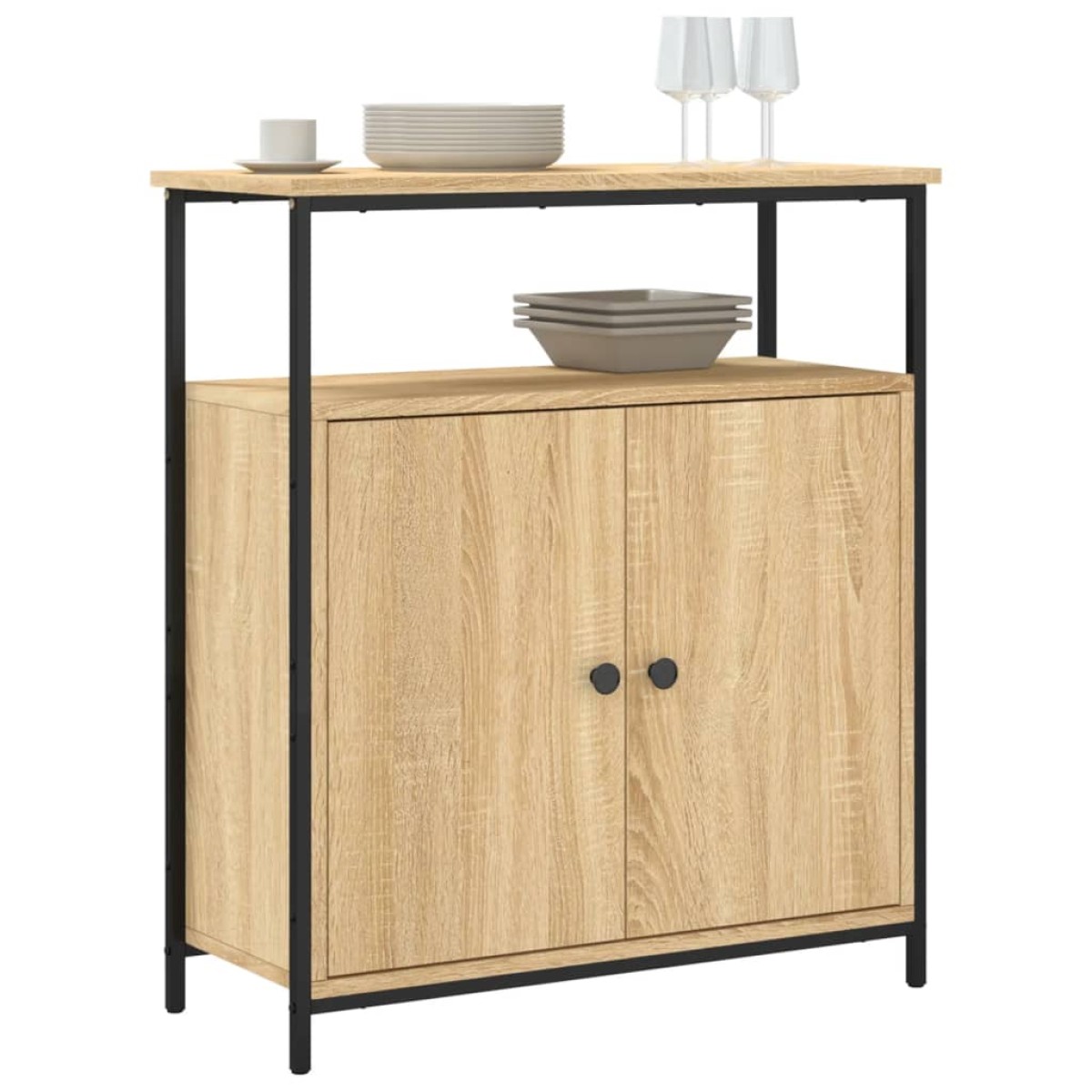 vidaXL Ντουλάπι Sonoma Δρυς 70x30x80 εκ. Επεξεργασμένο Ξύλο