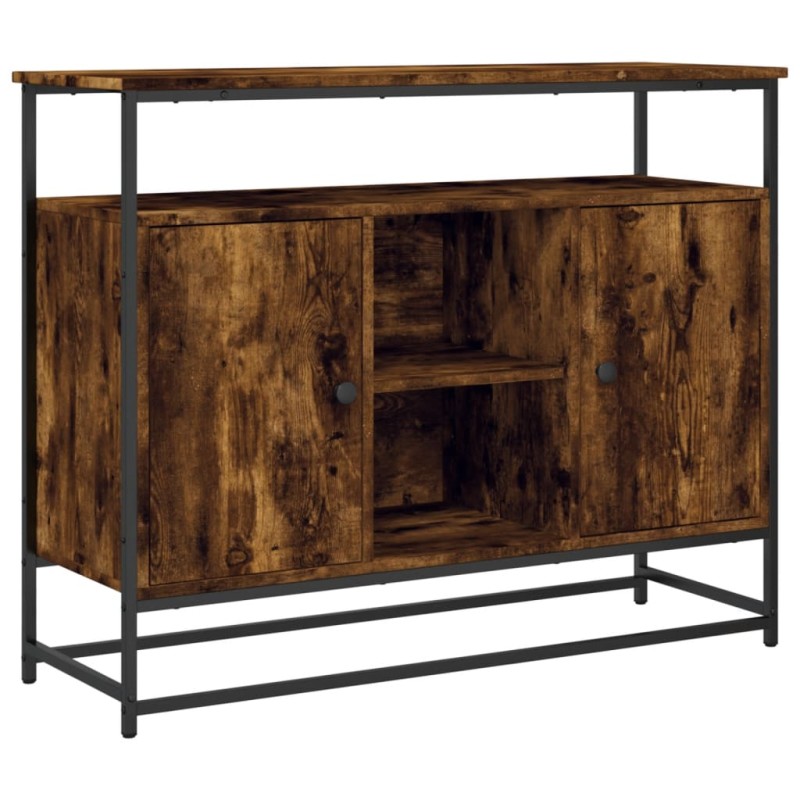 vidaXL Ντουλάπι Καπνιστή Δρυς 100x35x80 εκ. από Επεξεργασμένο Ξύλο