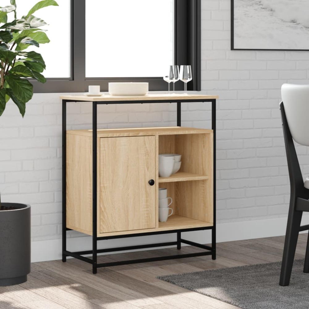 vidaXL Μπουφές Sonoma Δρυς 69 x 35 x 80 εκ. από Τεχνητό Ξύλο