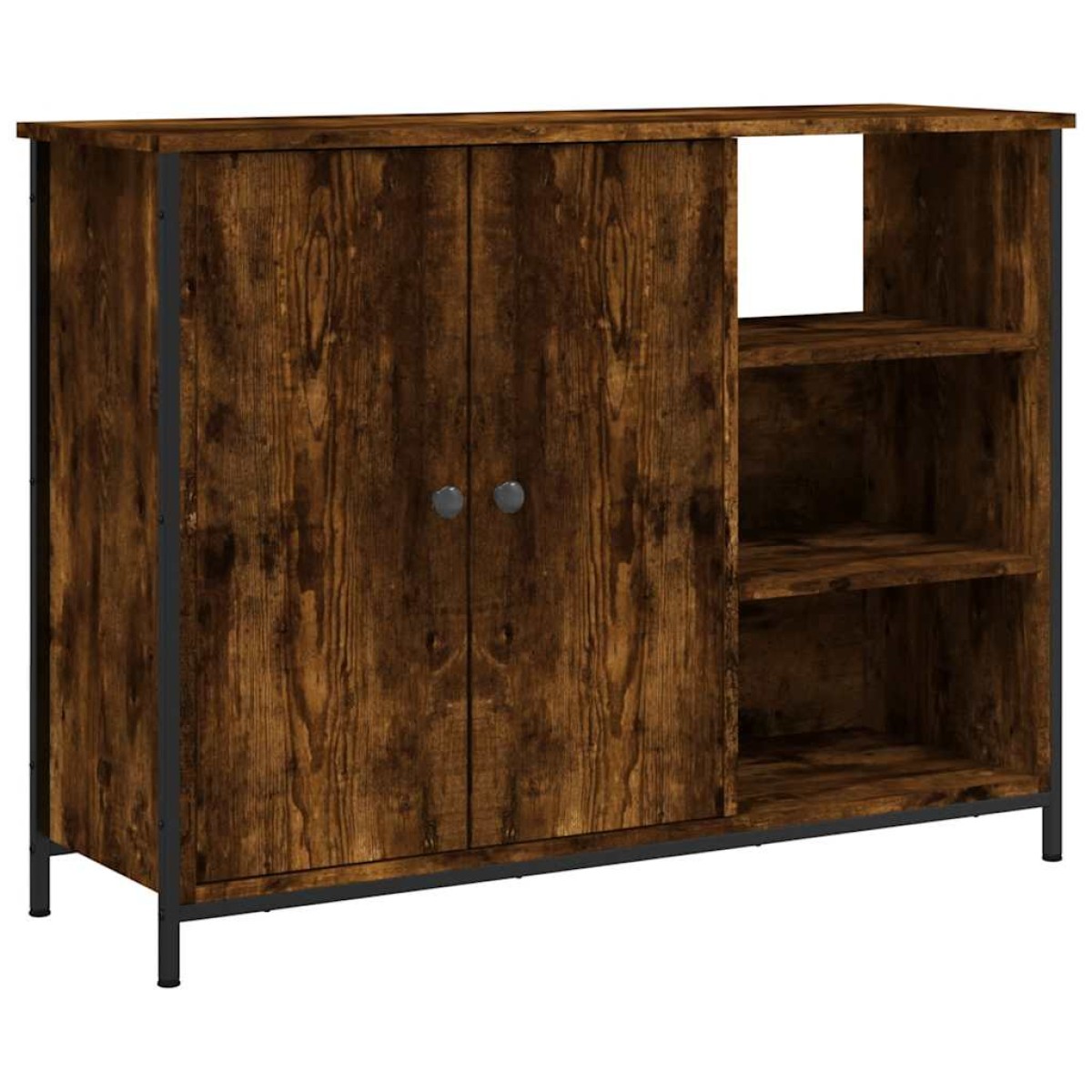vidaXL Ντουλάπι Καπνιστή Δρυς 100x33x75 εκ. από Επεξεργασμένο Ξύλο