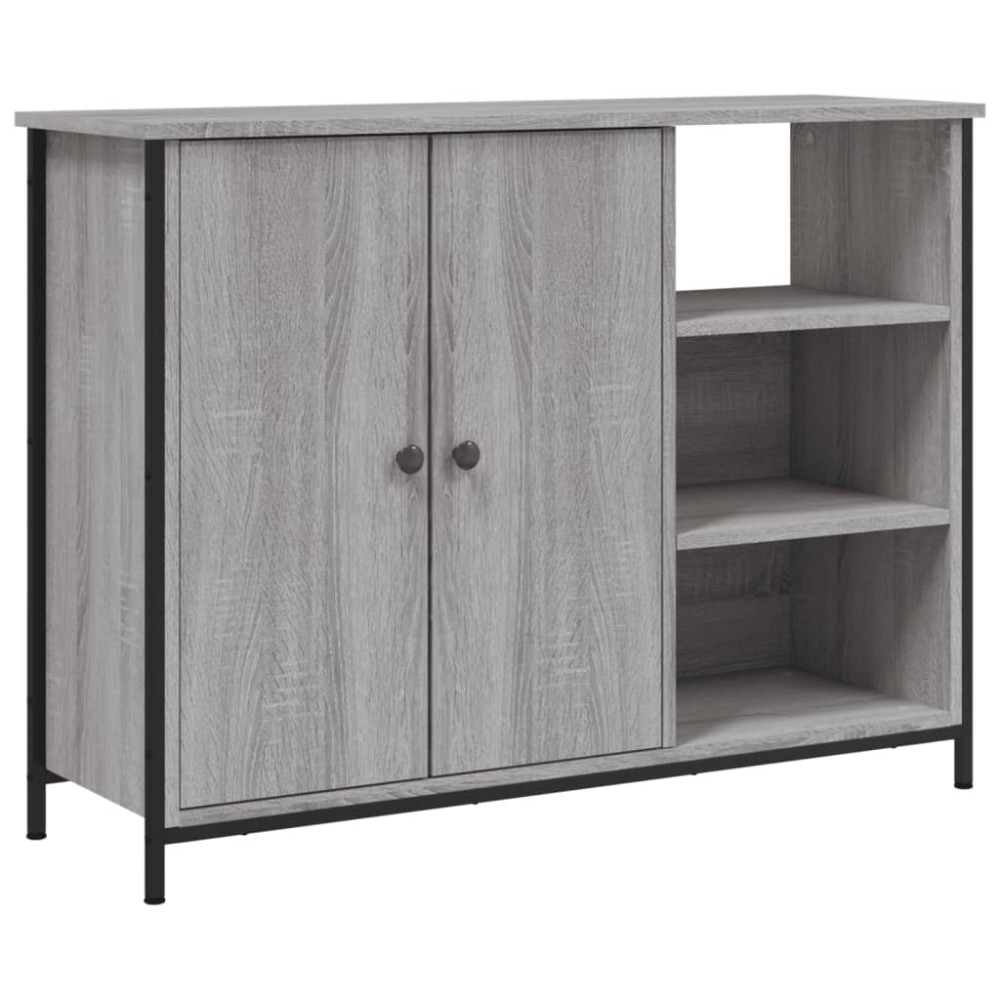 vidaXL Ντουλάπι Γκρι Sonoma 100x33x75 εκ. από Επεξεργασμένο Ξύλο
