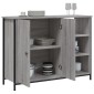 vidaXL Ντουλάπι Γκρι Sonoma 100x33x75 εκ. από Επεξεργασμένο Ξύλο