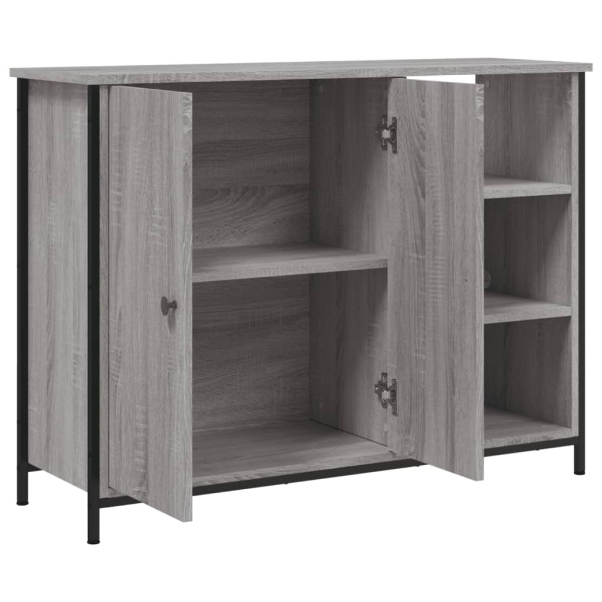 vidaXL Ντουλάπι Γκρι Sonoma 100x33x75 εκ. από Επεξεργασμένο Ξύλο