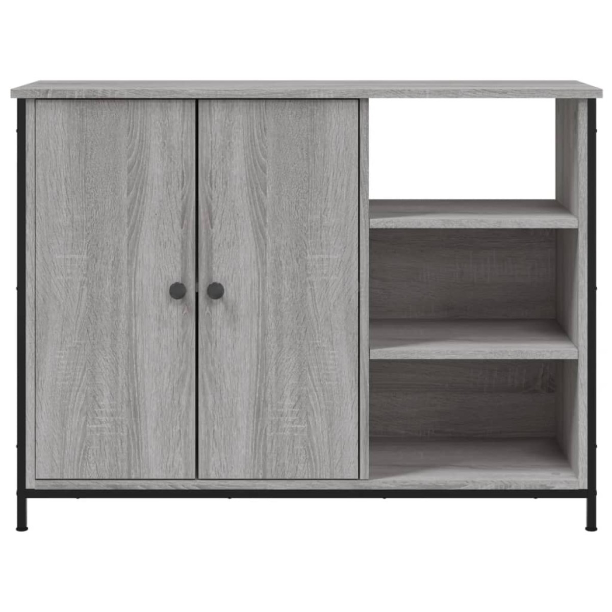 vidaXL Ντουλάπι Γκρι Sonoma 100x33x75 εκ. από Επεξεργασμένο Ξύλο