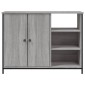 vidaXL Ντουλάπι Γκρι Sonoma 100x33x75 εκ. από Επεξεργασμένο Ξύλο