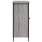 vidaXL Ντουλάπι Γκρι Sonoma 100x33x75 εκ. από Επεξεργασμένο Ξύλο