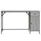 vidaXL Γραφείο Υπολογιστή Γκρι Sonoma 131x48x75 εκ. Επεξεργασμένο Ξύλο