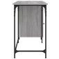 vidaXL Γραφείο Υπολογιστή Γκρι Sonoma 131x48x75 εκ. Επεξεργασμένο Ξύλο