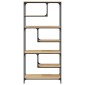 vidaXL Βιβλιοθήκη Sonoma Δρυς 81x36x176 εκ. από Επεξεργασμένο Ξύλο