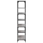 vidaXL Βιβλιοθήκη Γκρι Sonoma 81x36x176 εκ. από Επεξεργ. Ξύλο