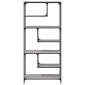 vidaXL Βιβλιοθήκη Γκρι Sonoma 81x36x176 εκ. από Επεξεργ. Ξύλο