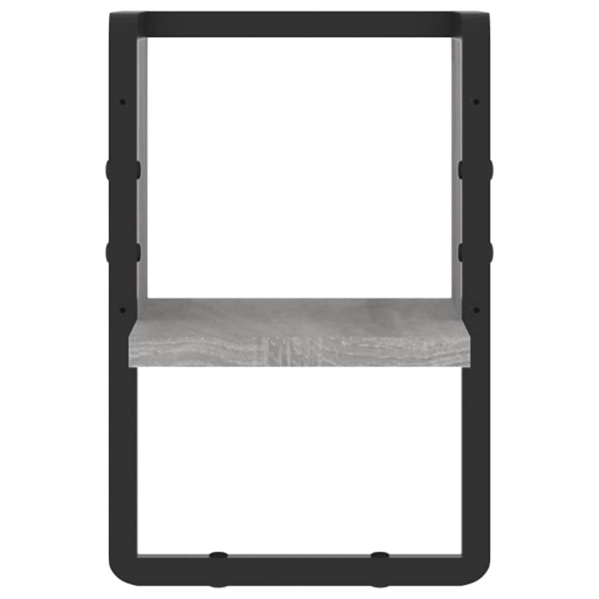 vidaXL Ράφι Τοίχου με Μπάρα Γκρι Sonoma 20x25x30 εκ.