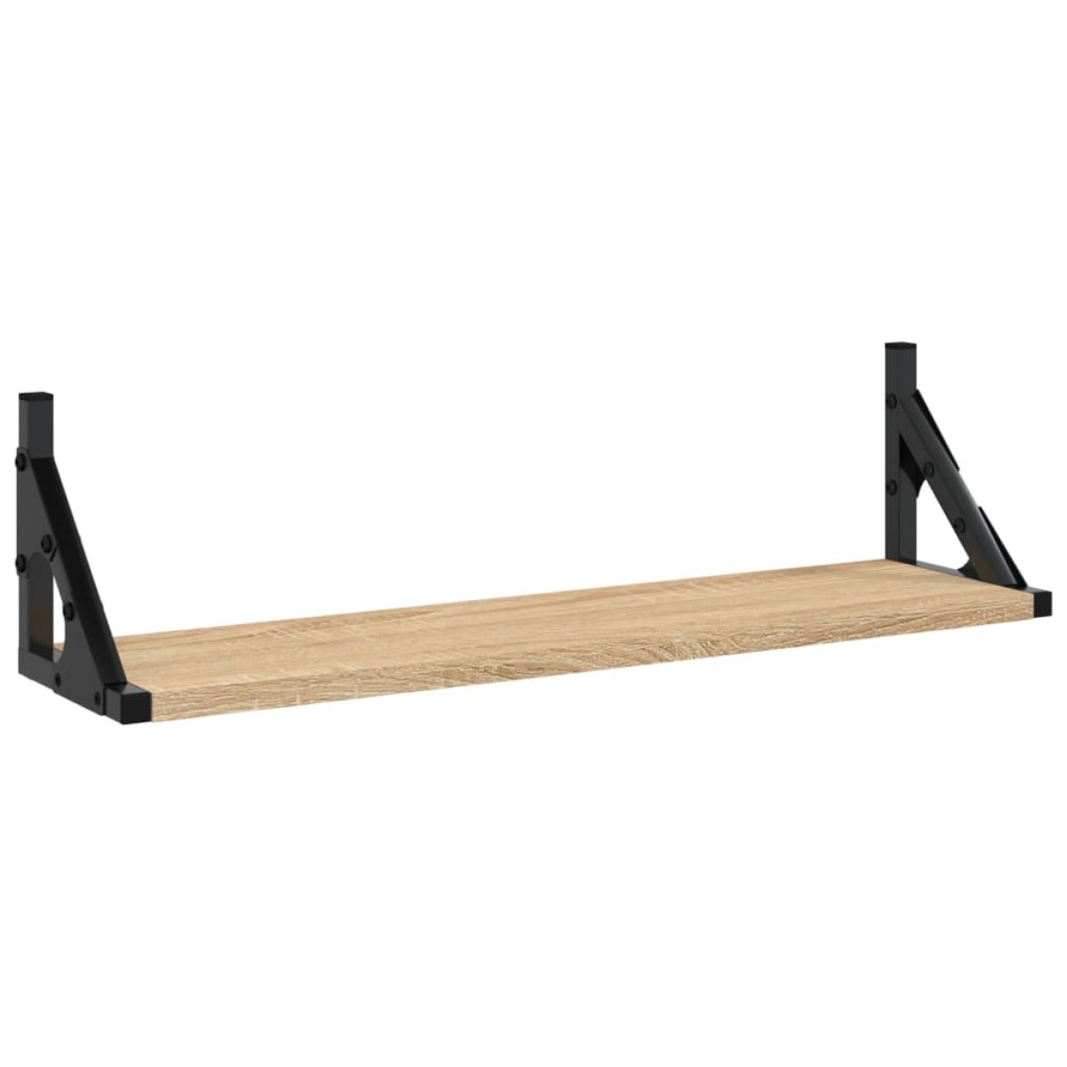 vidaXL Ράφια Τοίχου 2 τεμ. Sonoma Δρυς 60 x 15 x 15,5 εκ.