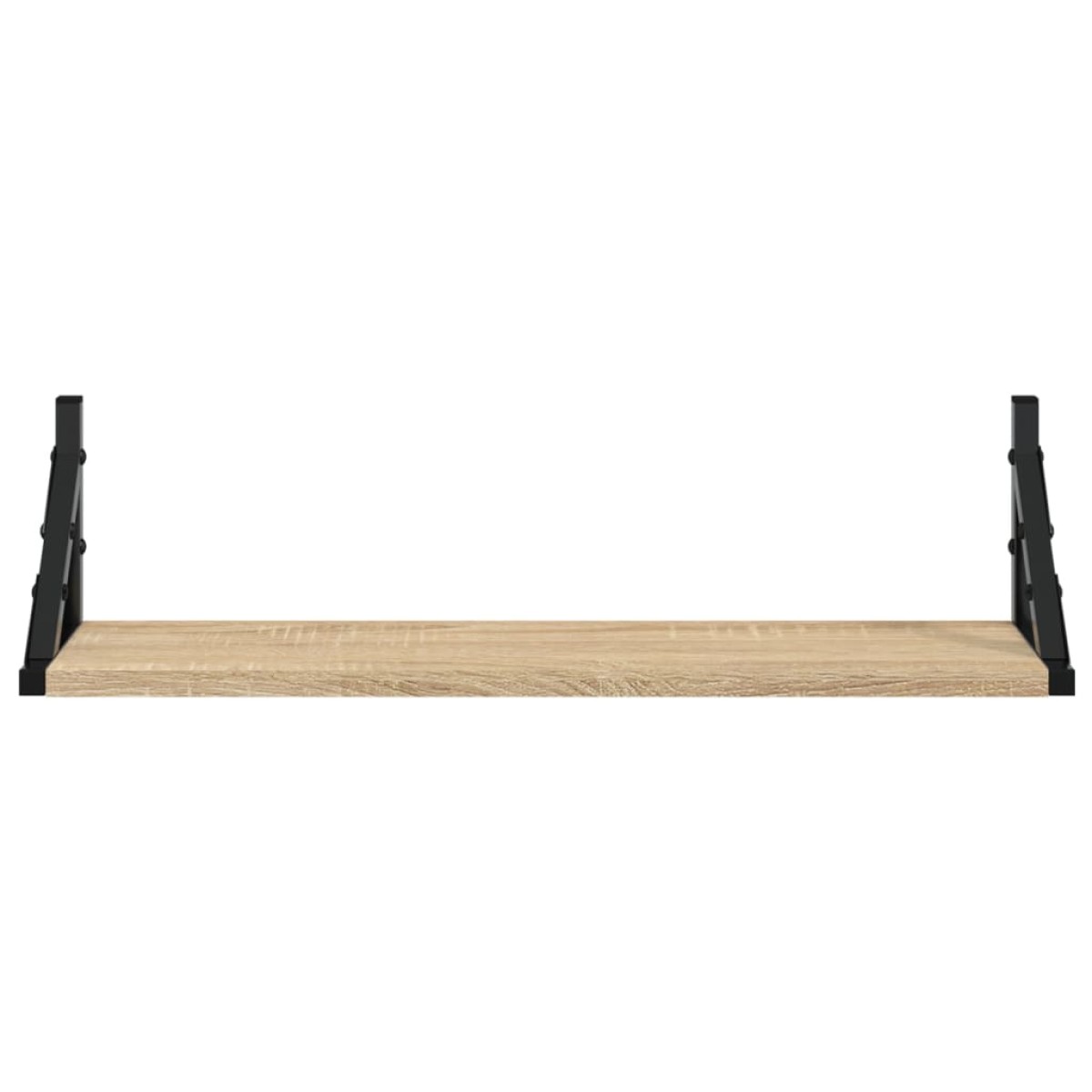 vidaXL Ράφια Τοίχου 2 τεμ. Sonoma Δρυς 60 x 15 x 15,5 εκ.