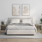 vidaXL Κομοδίνα με Γυάλινες Πόρτες 2 τεμ. Sonoma Δρυς 35x37x42 εκ.