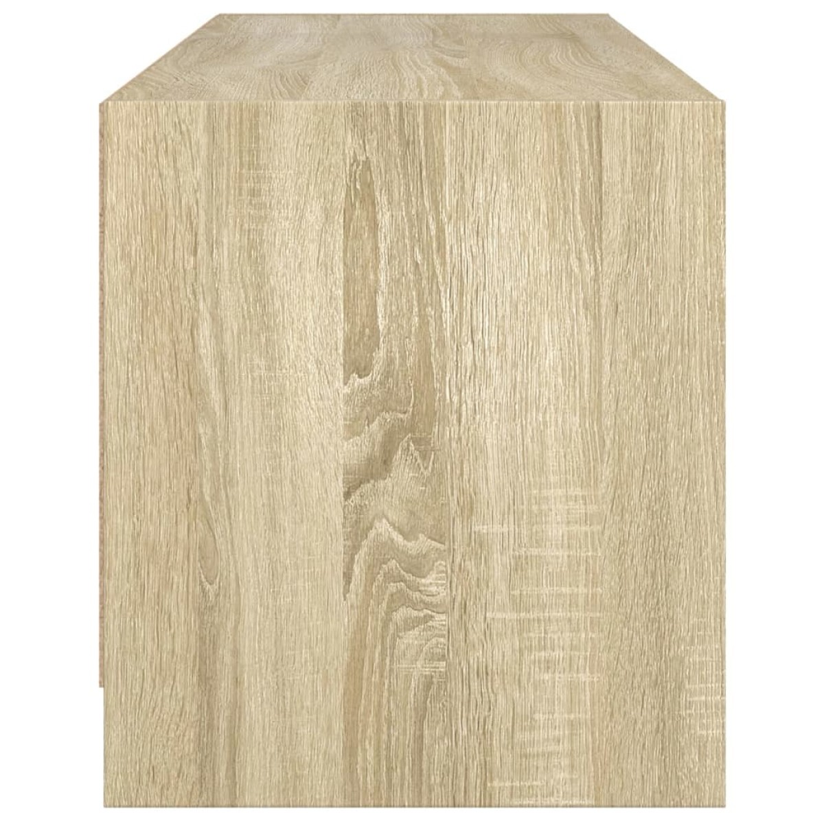 vidaXL Έπιπλο Τηλεόρασης Sonoma Δρυς 102x37x42 εκ. με Γυάλινες Πόρτες
