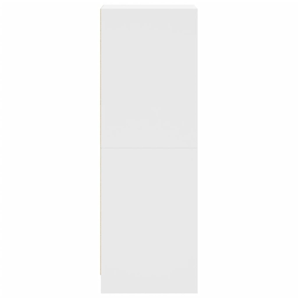 vidaXL Ντουλάπι Λευκό 35 x 37 x 109 εκ. με Γυάλινες Πόρτες