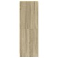 vidaXL Ντουλάπι Sonoma Δρυς 35 x 37 x 109 εκ. με Γυάλινες Πόρτες