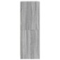 vidaXL Ντουλάπι Γκρι Sonoma 35 x 37 x 109 εκ. με Γυάλινες Πόρτες