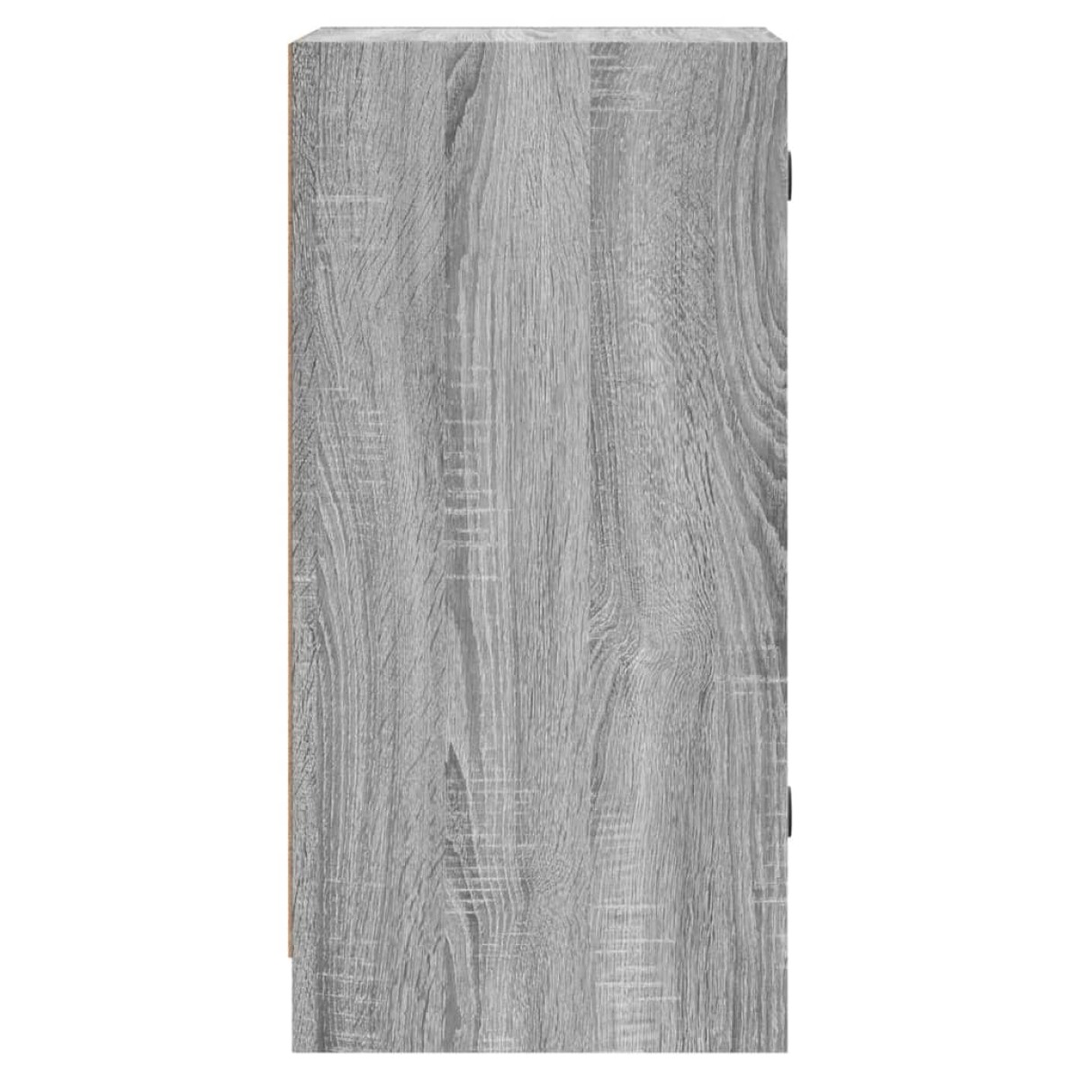 vidaXL Βοηθητικό Ντουλάπι Sonoma Γκρι 35x37x75,5εκ. με Γυάλινες Πόρτες
