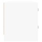 vidaXL Έπιπλο Τηλεόρασης Λευκό 102x37x42 εκ. με Γυάλινες Πόρτες
