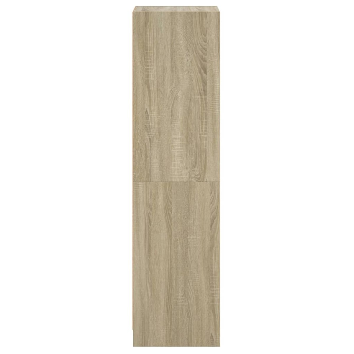 vidaXL Ντουλάπι Sonoma Δρυς 35 x 37 x 142 εκ. με Γυάλινες Πόρτες