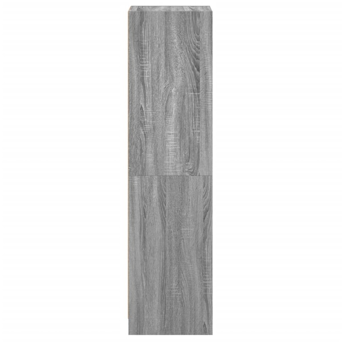 vidaXL Ντουλάπι Γκρι Sonoma 35x37x142 εκ. με Γυάλινες Πόρτες