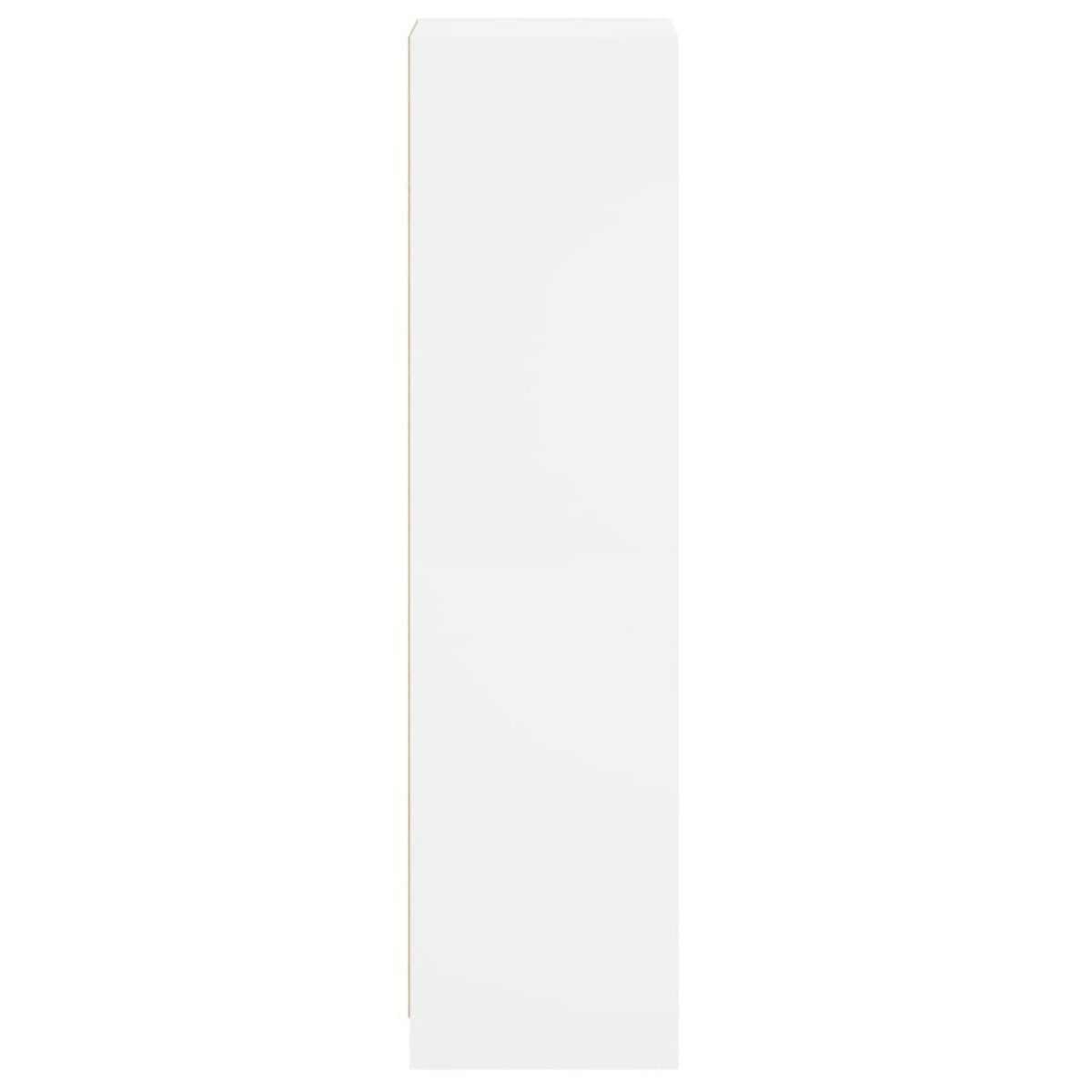 vidaXL Ντουλάπι Λευκό 35x37x142 εκ. με Γυάλινες Πόρτες