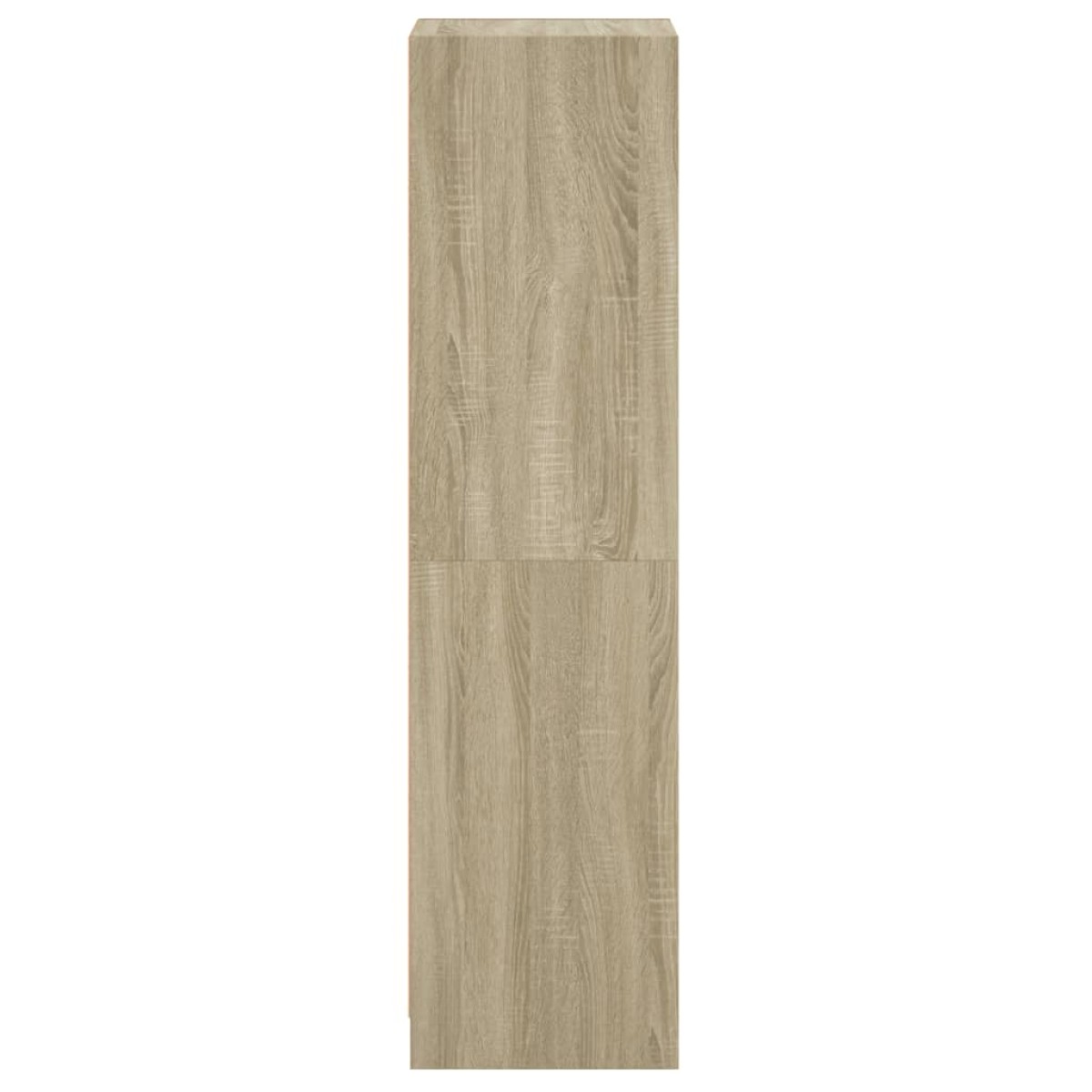 vidaXL Ντουλάπι Sonoma Δρυς 35 x 37 x 142 εκ. με Γυάλινη Πόρτα