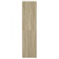 vidaXL Ντουλάπι Sonoma Δρυς 35 x 37 x 142 εκ. με Γυάλινη Πόρτα
