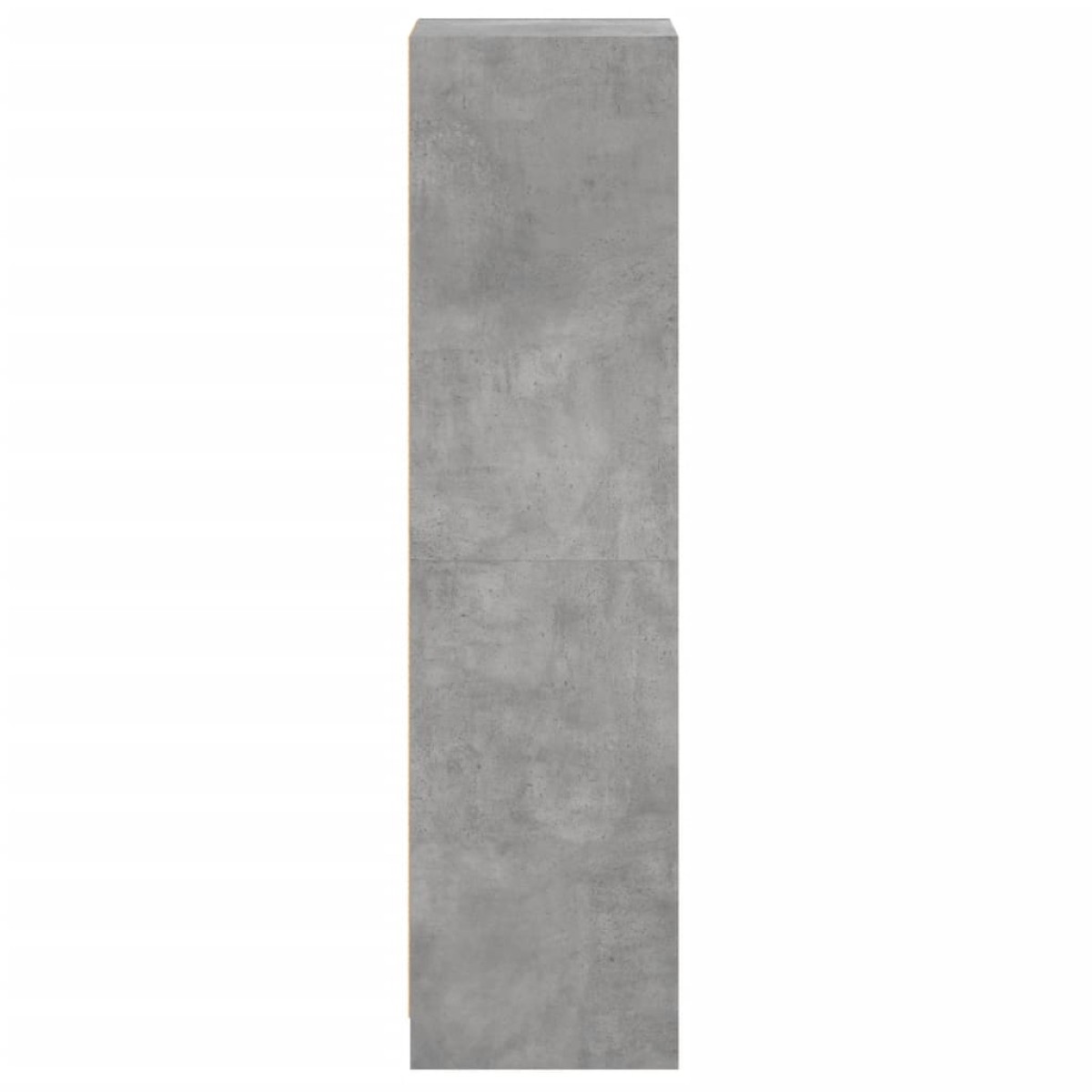 vidaXL Ντουλάπι Γκρι Σκυροδέματος 35x37x142 εκ. με Γυάλινη Πόρτα