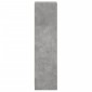 vidaXL Ντουλάπι Γκρι Σκυροδέματος 35x37x142 εκ. με Γυάλινη Πόρτα