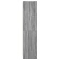 vidaXL Ντουλάπι Γκρι Sonoma 35x37x142 εκ. με Γυάλινη Πόρτα