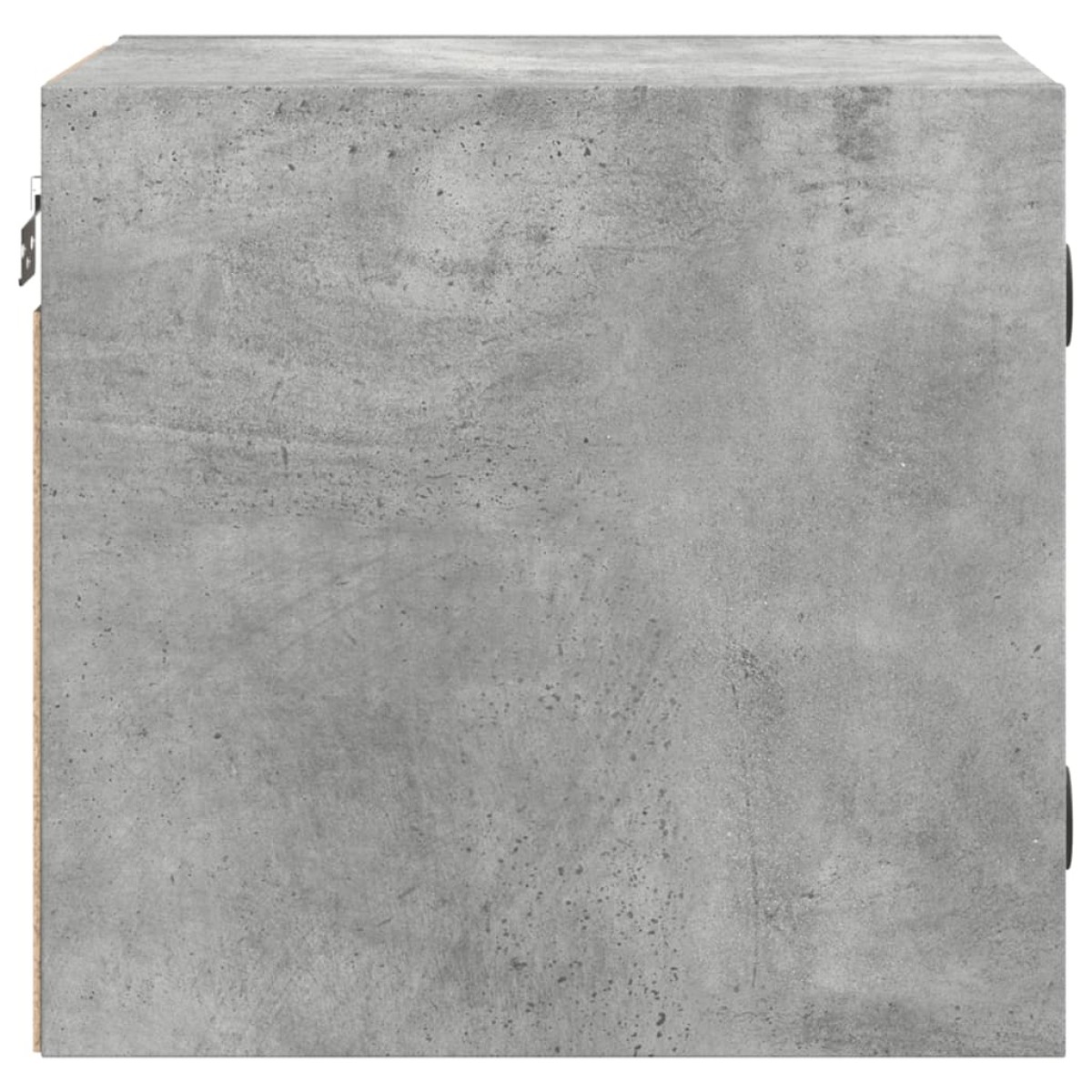 vidaXL Κομοδίνο Γκρι Σκυροδέματος 35x37x35 εκ. με Γυάλινη Πόρτα